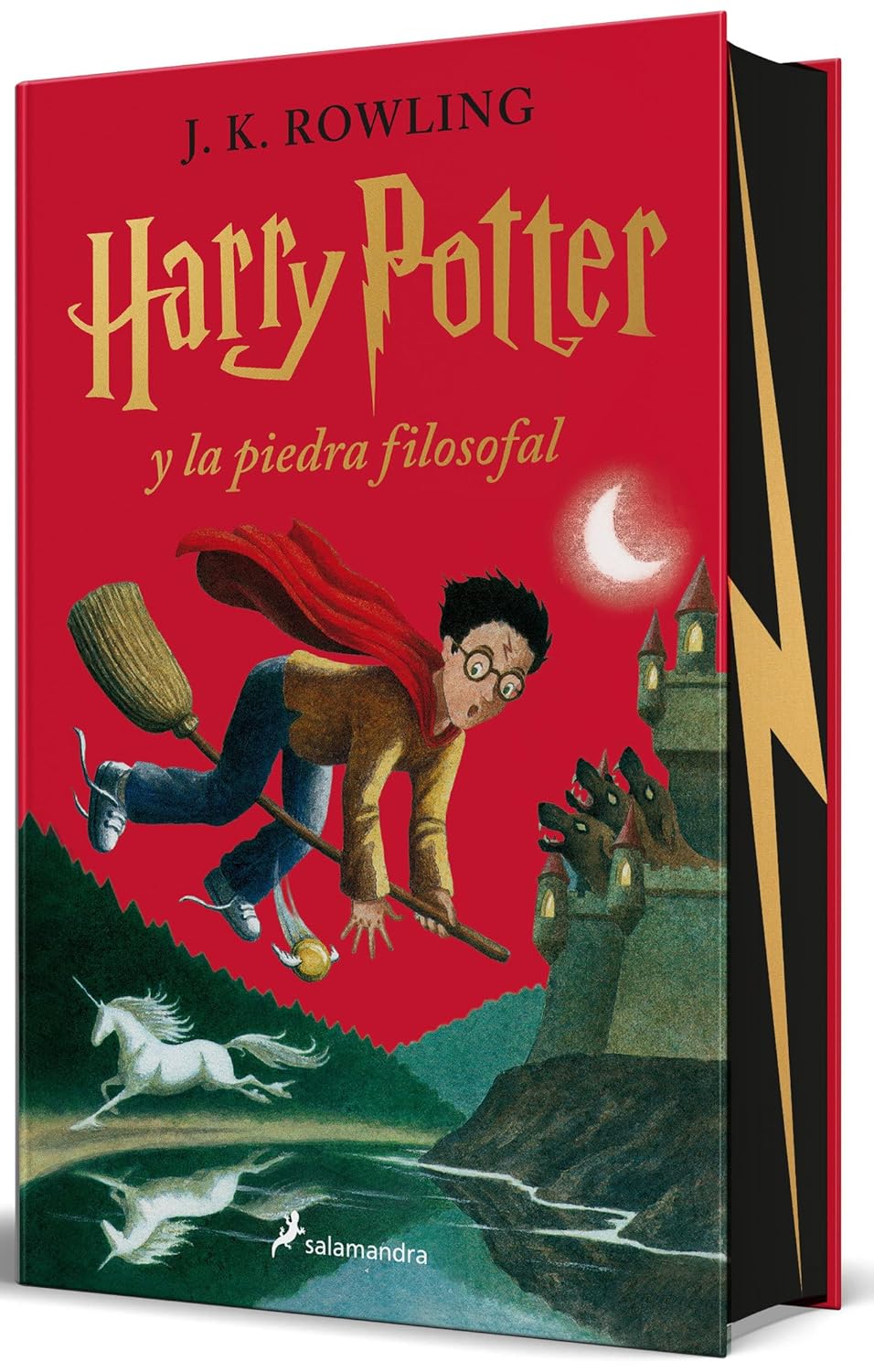 Libro Harry Potter y la piedra filosofal (Edición limitada con cantos pintados)