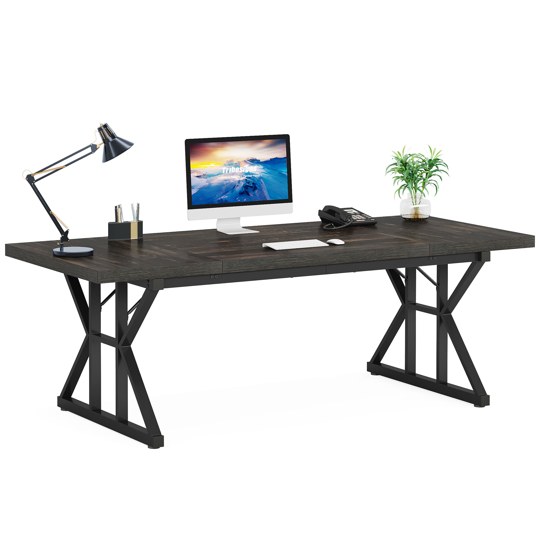 Escritorio Tribesigns mueble para oficina y homeoffice modelo: HOGA-JW0753
