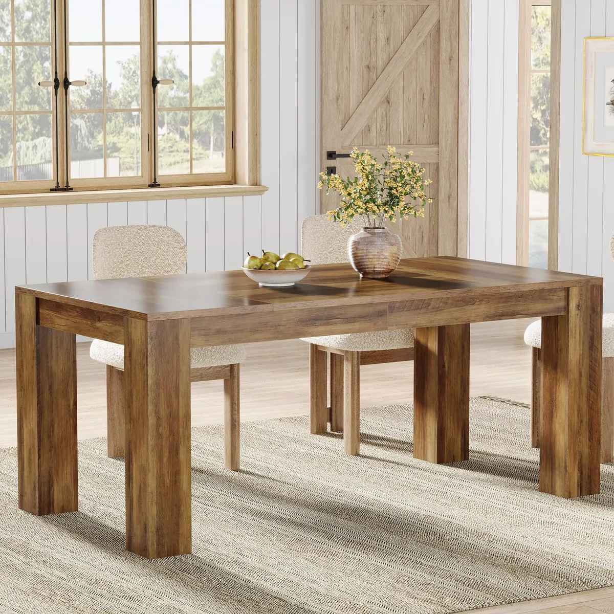 Mesa Tribesigns para comedor de madera modelo: HOGA-JW0988