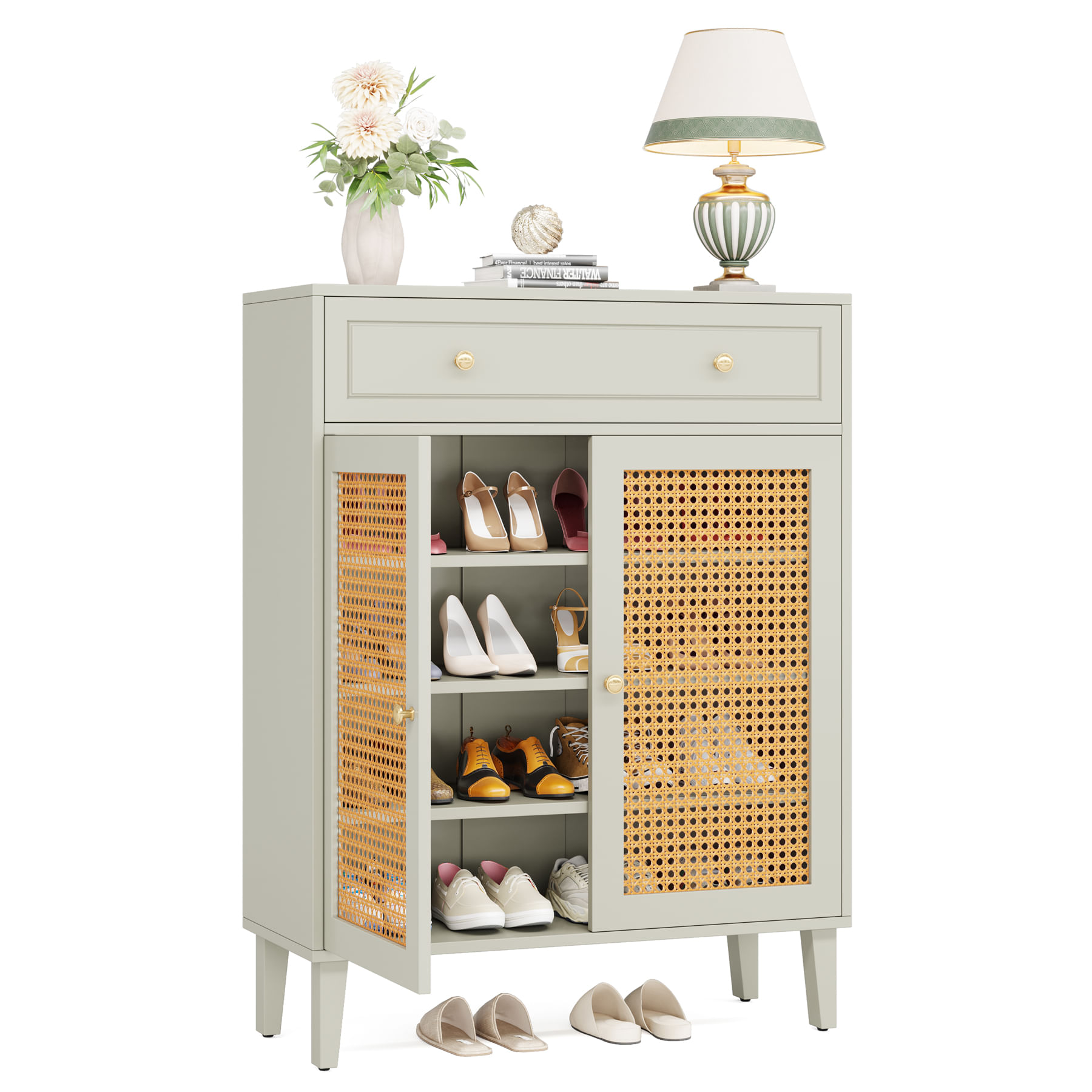 Gabinete de almacenamiento Tribesigns multiusos zapatera modelo: HOGA-F1880