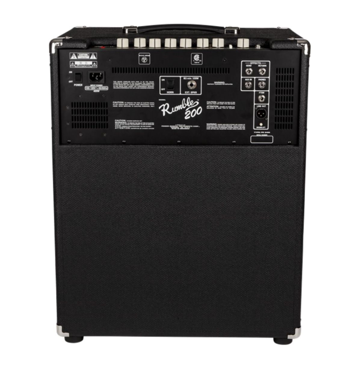 Combo Fender para bajo electrico rumble 200 V3 potencia 200 Watts