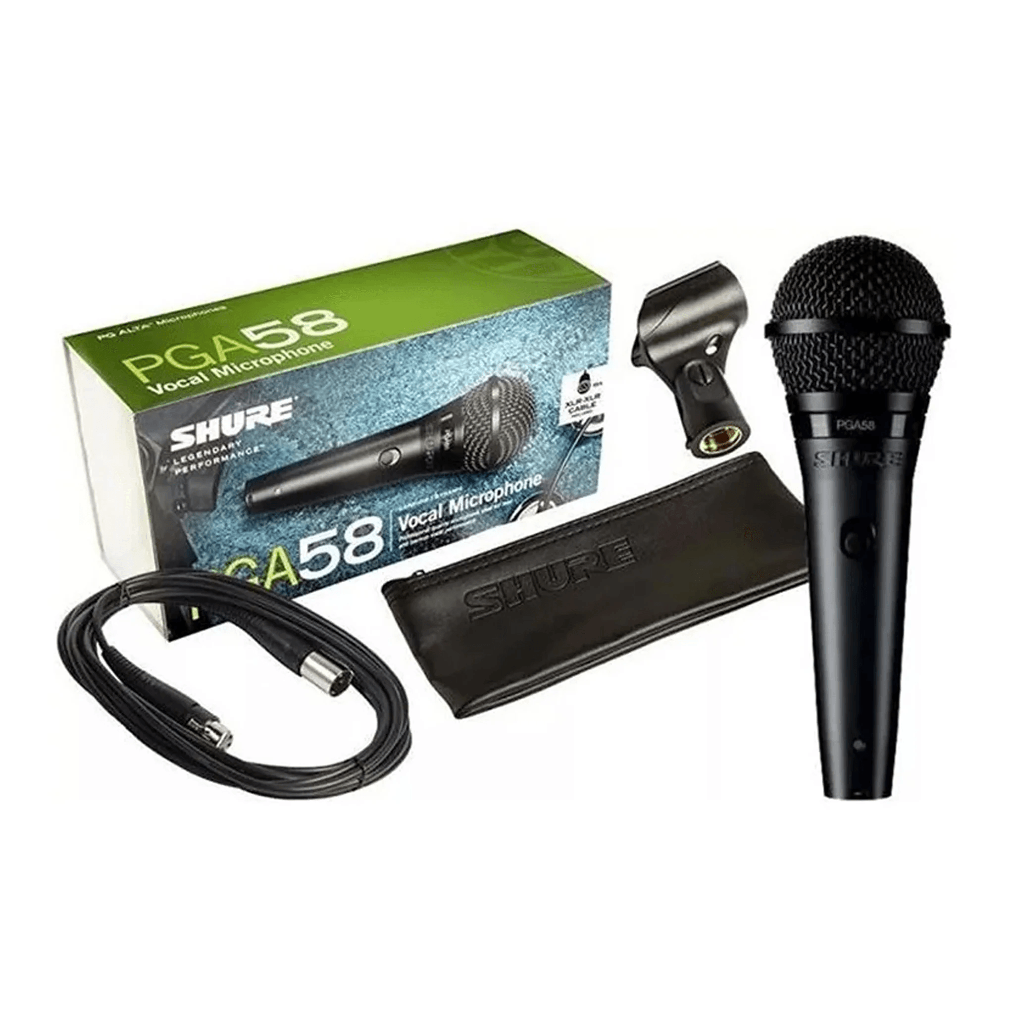 Micrófono Shure cardioide dinámico cable Xlr-Xlr resp frecuencia 50-16 000Hz serie Pg Alta…