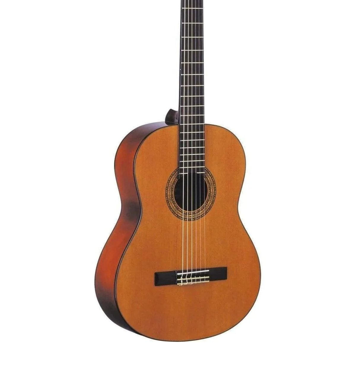 Guitarra Oscar Schmidt Acústica 6 Cuerdas Serie Color Naranja C Parte Trasera Brazo Cafe L…