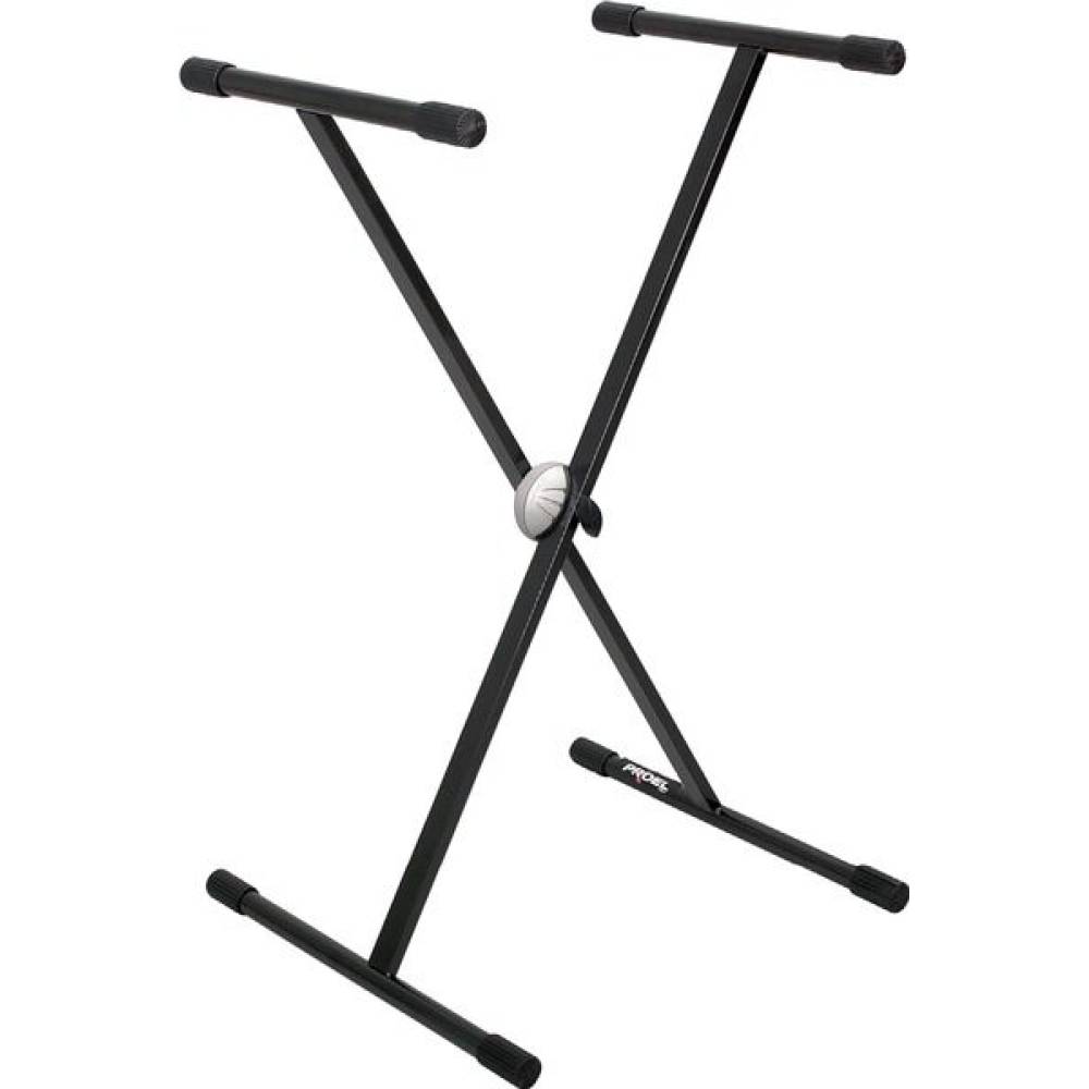 Pedestal PROEL para Teclado Marca Proel Con Sistema De Ajuste Easy Lock Color Negro Soport…