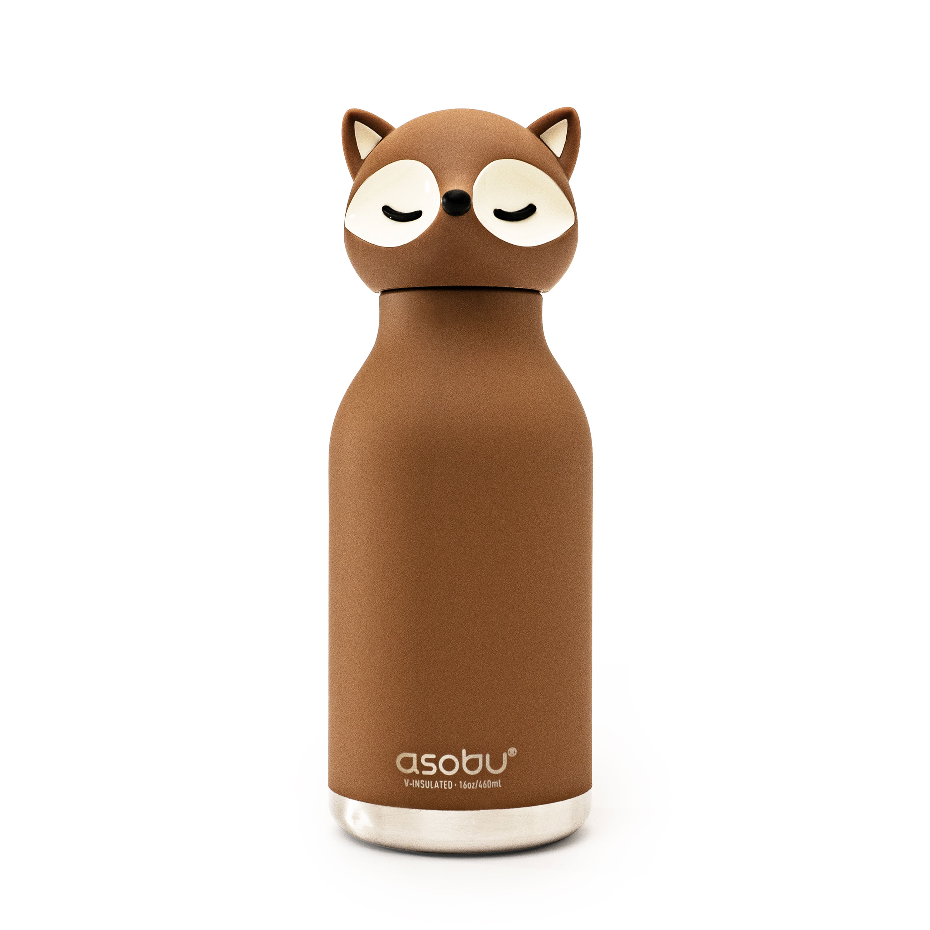 Botella Asobu de Acero Inoxidable 16 onzas - Zorro