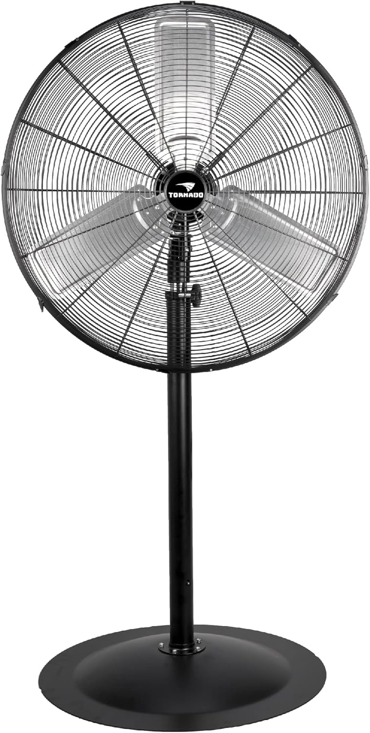 Ventilador ABM de pedestal industrial de 30 plg