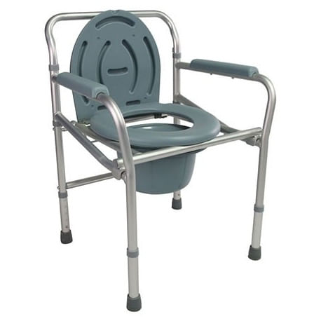 Baño portatil ABM Medical Care plegable con apoya brazos.