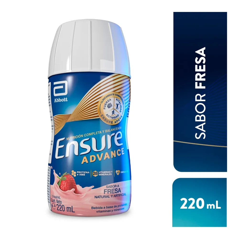 Suplemento Nutritivo Fresa Ensure Advance