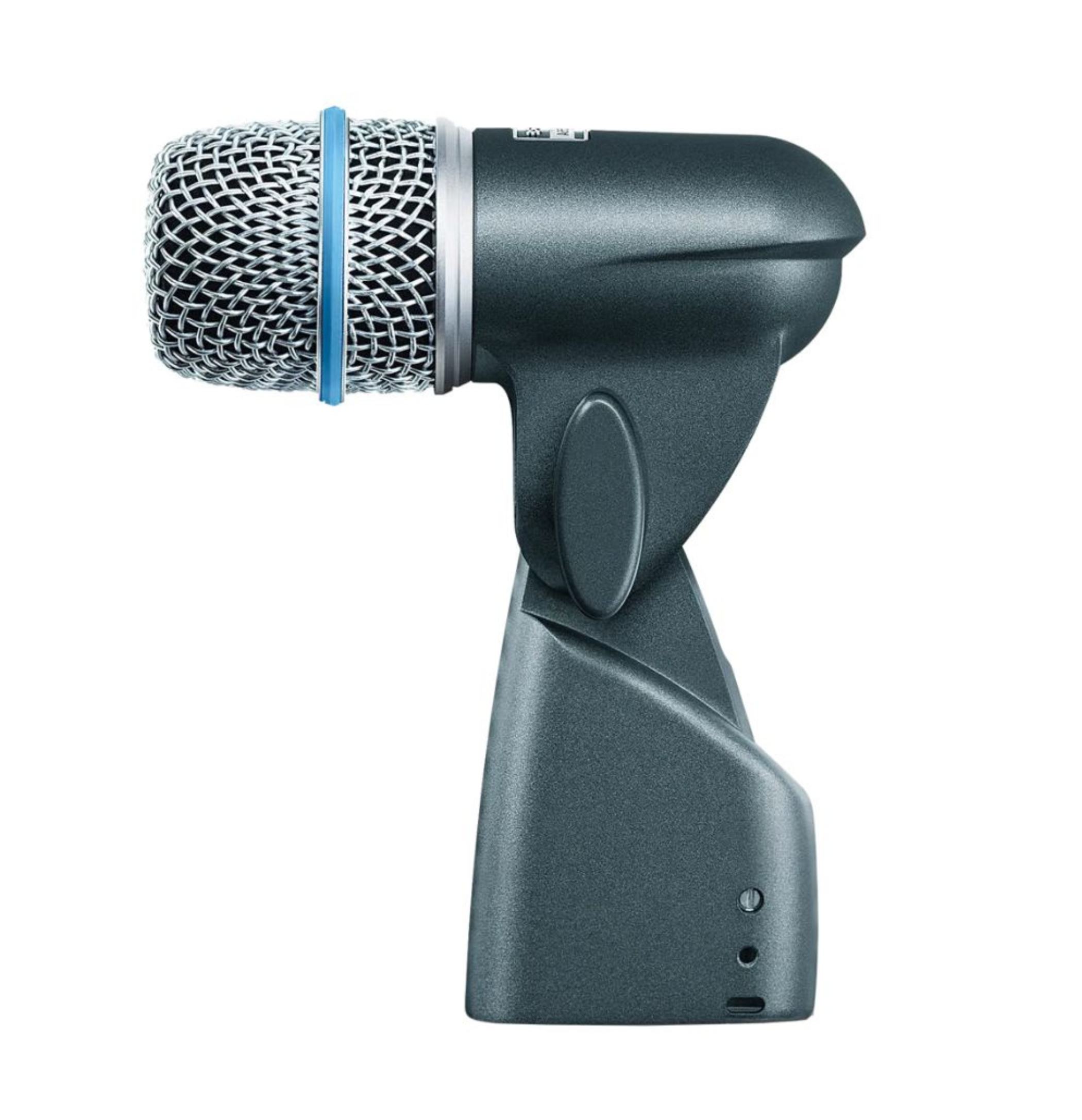 Microfono SHURE dinamico alambrico P/Instrumento,Aplicacion:Redoblante/Tom/Conga/Bajo/Saxo…