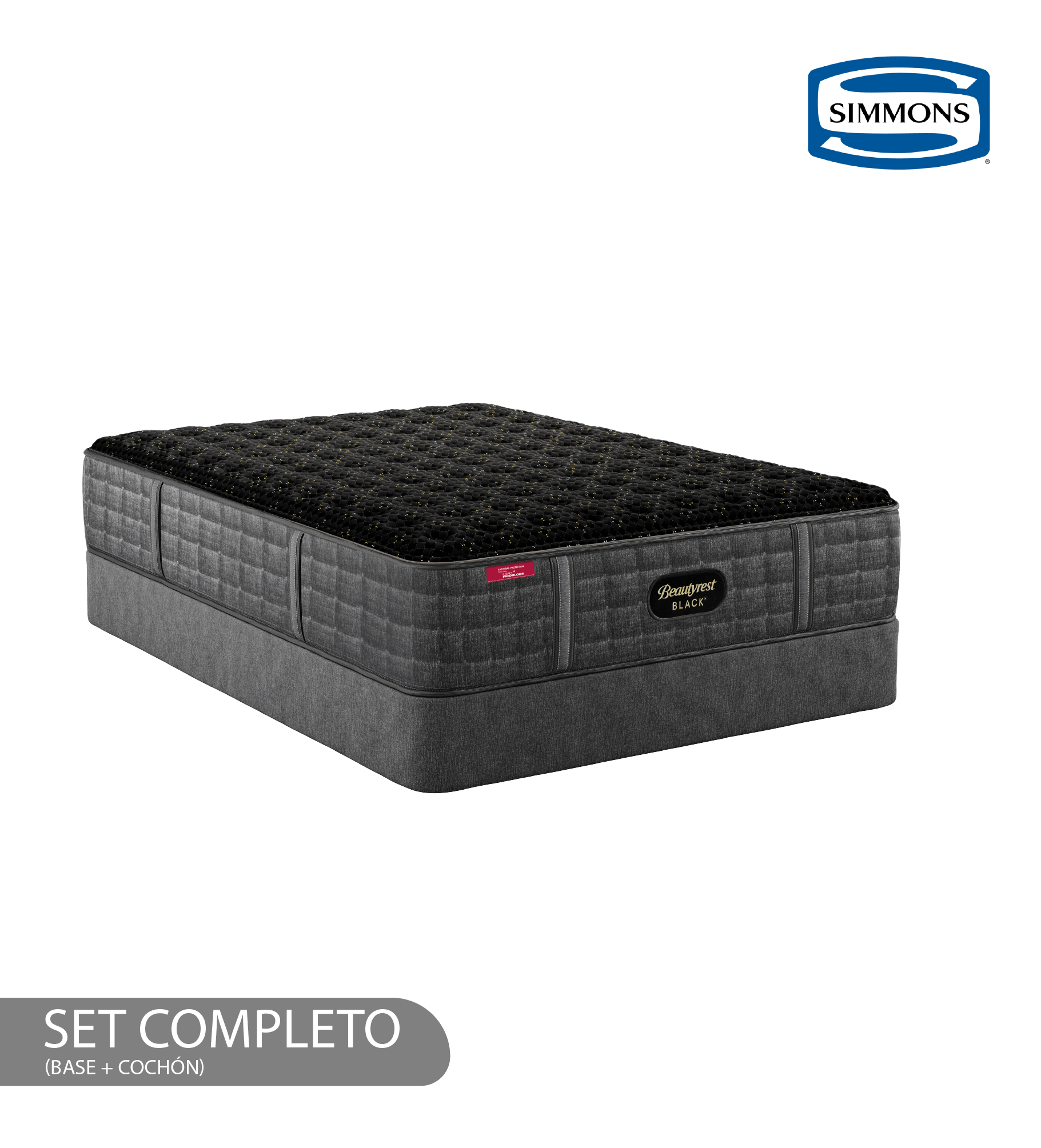 Set de Cama Simmons Beautyrest Luxury Collection Serie 2 Firm (Colchón + Base) Set de Cama…
