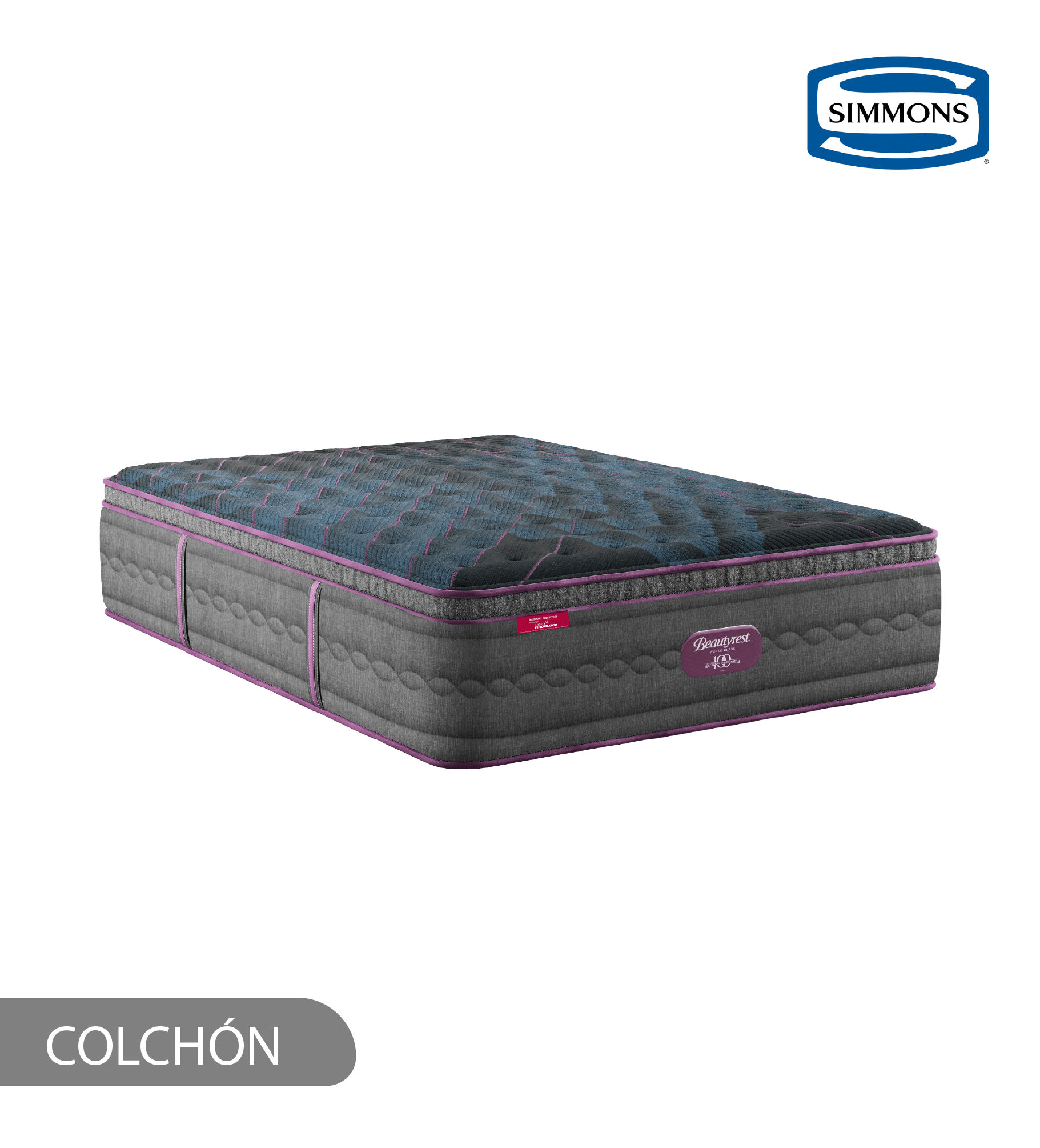 Colchón Simmons Beautyrest Premier Collection World Class Pillow Top King