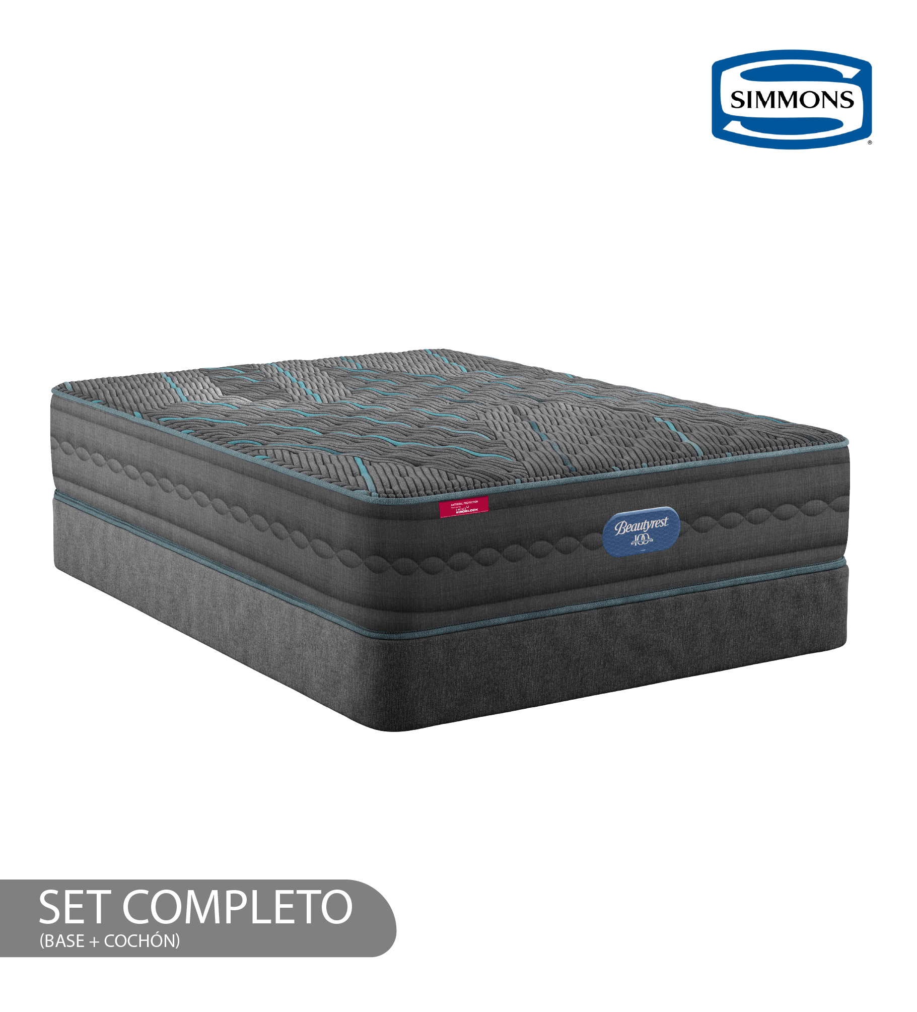 Set de Cama Simmons Beautyrest Firm Signature Collection (Colchón + Base) Set de Cama Simm…