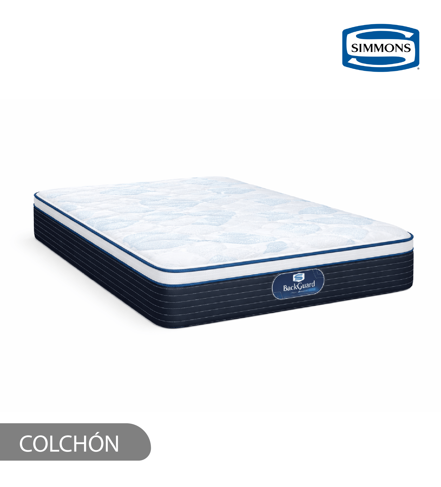 Colchón Simmons Back Guard Euro Extra Firm Matrimonial