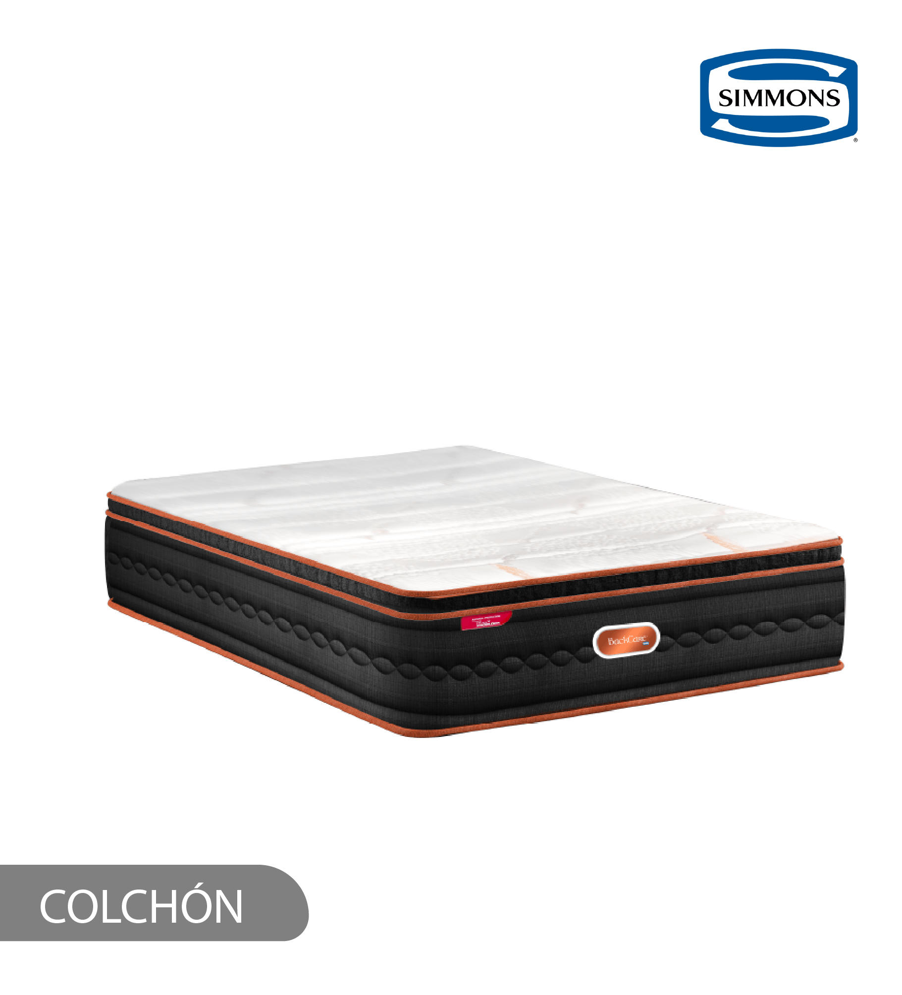 Colchón Simmons BackCare Copper Therapy Matrimonial