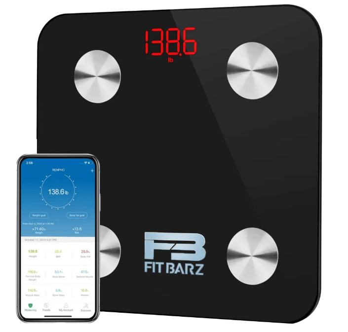 Báscula FITBARZ Inteligente con App Bluetooth modelo FB0280