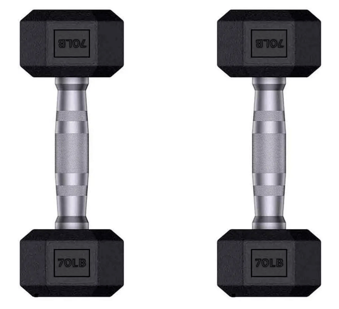 Par de Mancuernas Hexagonales Fitbarz 5 Libras modelo FB0037