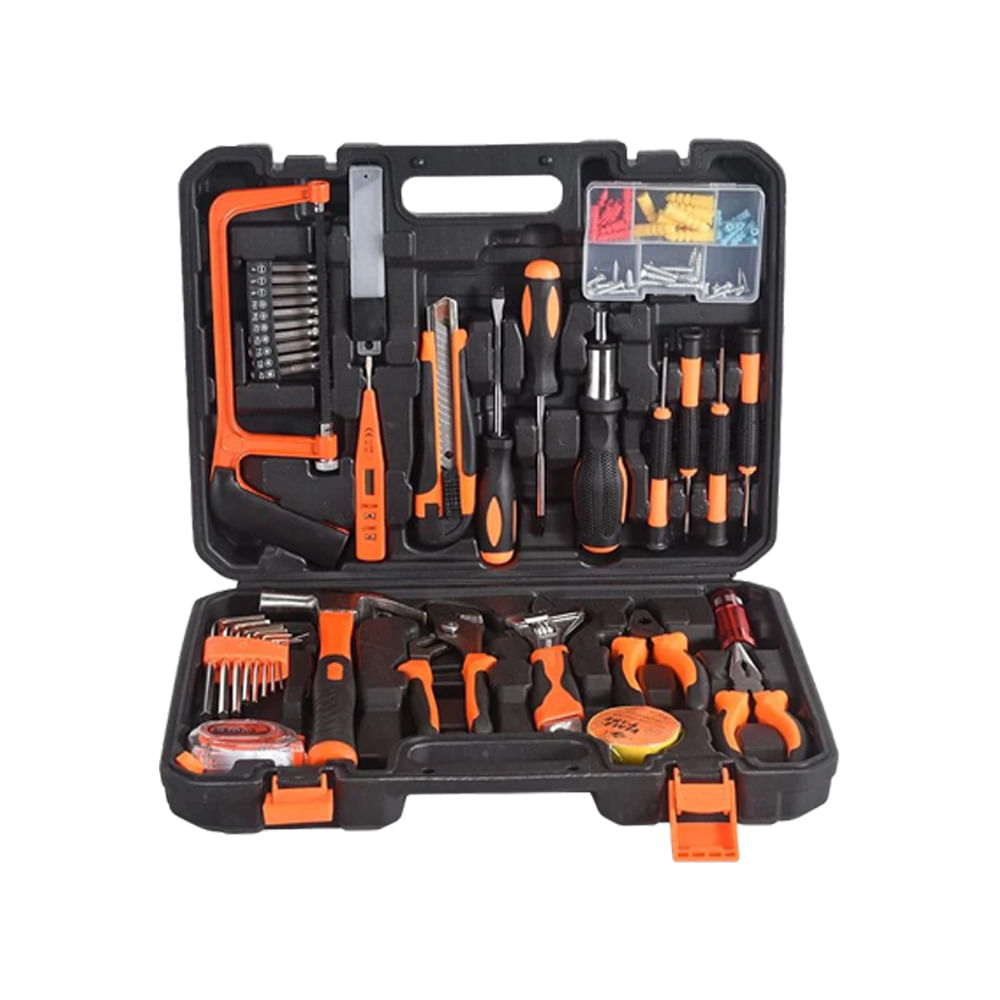Kit de herramientas Mertec 113 piezas mt028b negro
