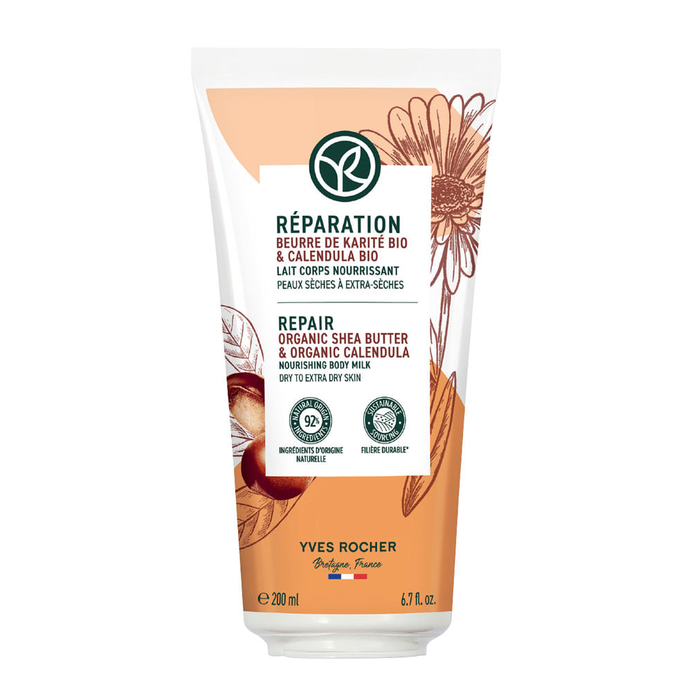 Leche Reparadora Karité Y Caléndula Yves Rocher 200ml