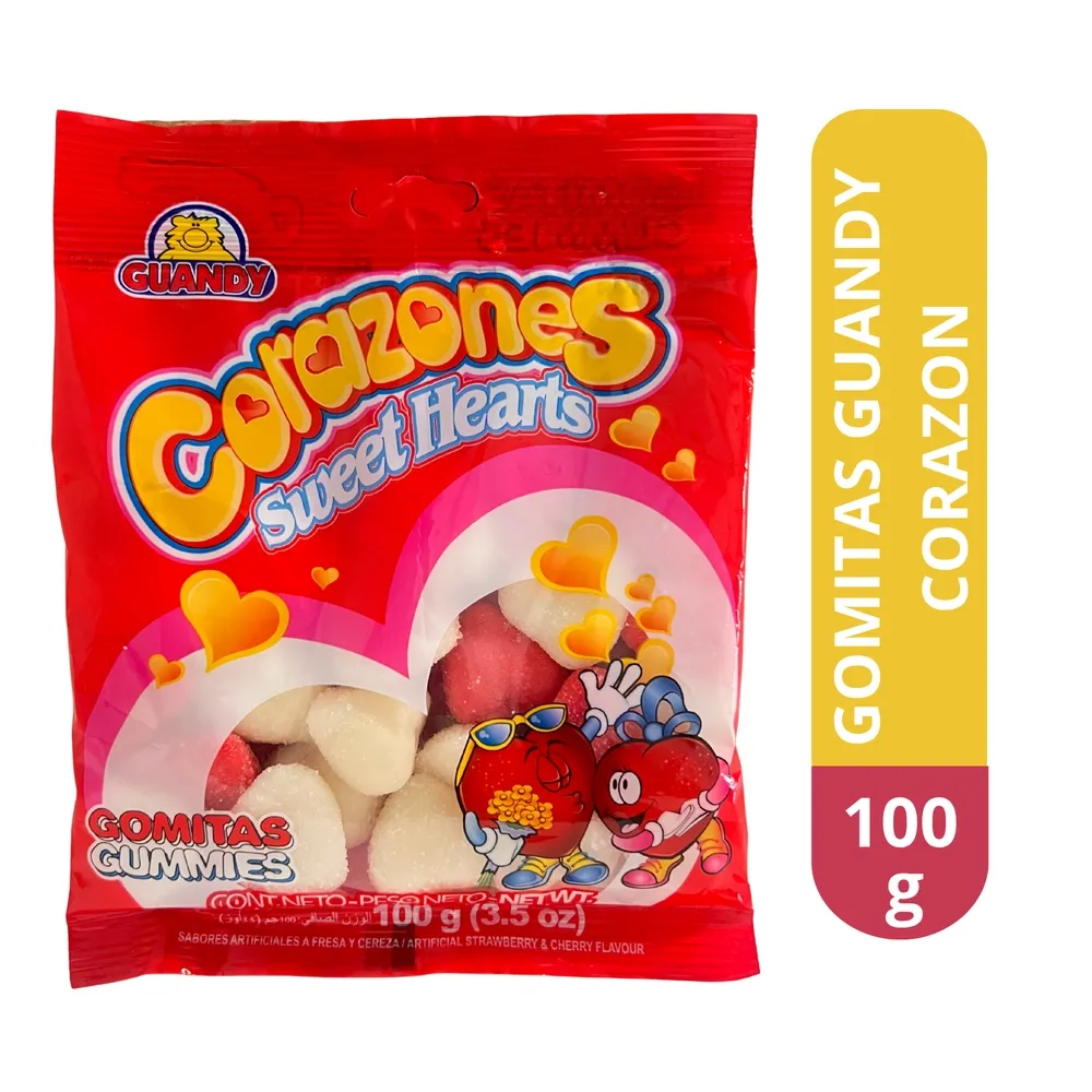 Gomita Guandy Corazón - 100 g