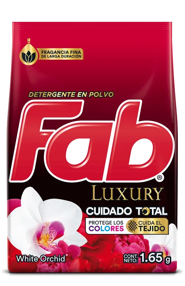 Detergente Fab3 Luxury White 1650g