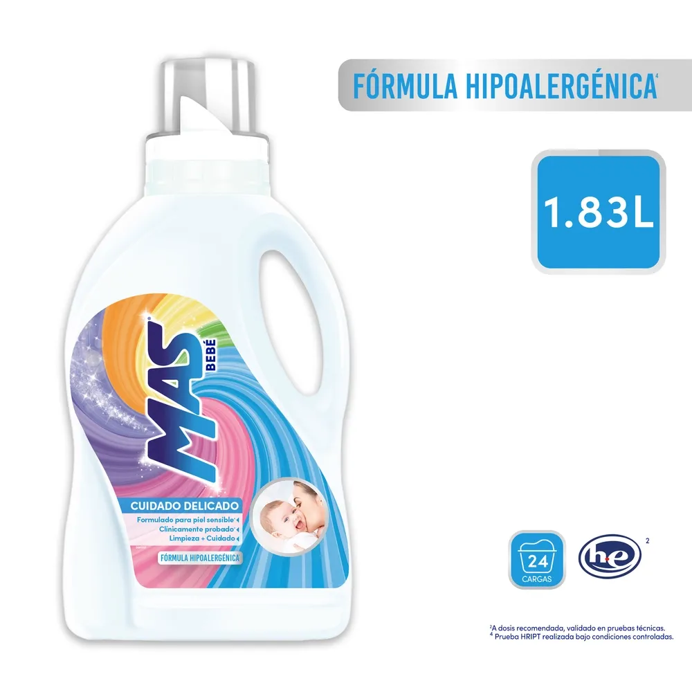 Detergente Mas Color liquido - 1830 ml