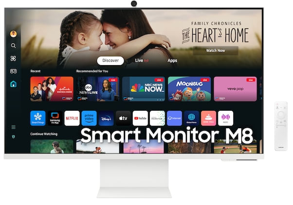Monitor SAMSUNG 32 flat smart 4k m80d LS32DM801UNXZA Monitor SAMSUNG 32" flat smart 4k m80…