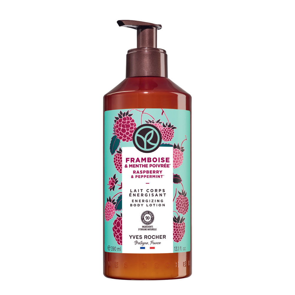 Leche Corporal Frambuesa & Hierbabuena Yves Rocher 390ml