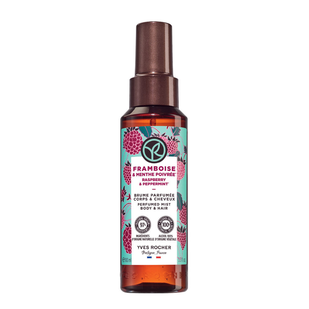 Splash De Frambuesa Y Hierbabuena Yves Rocher 100ml