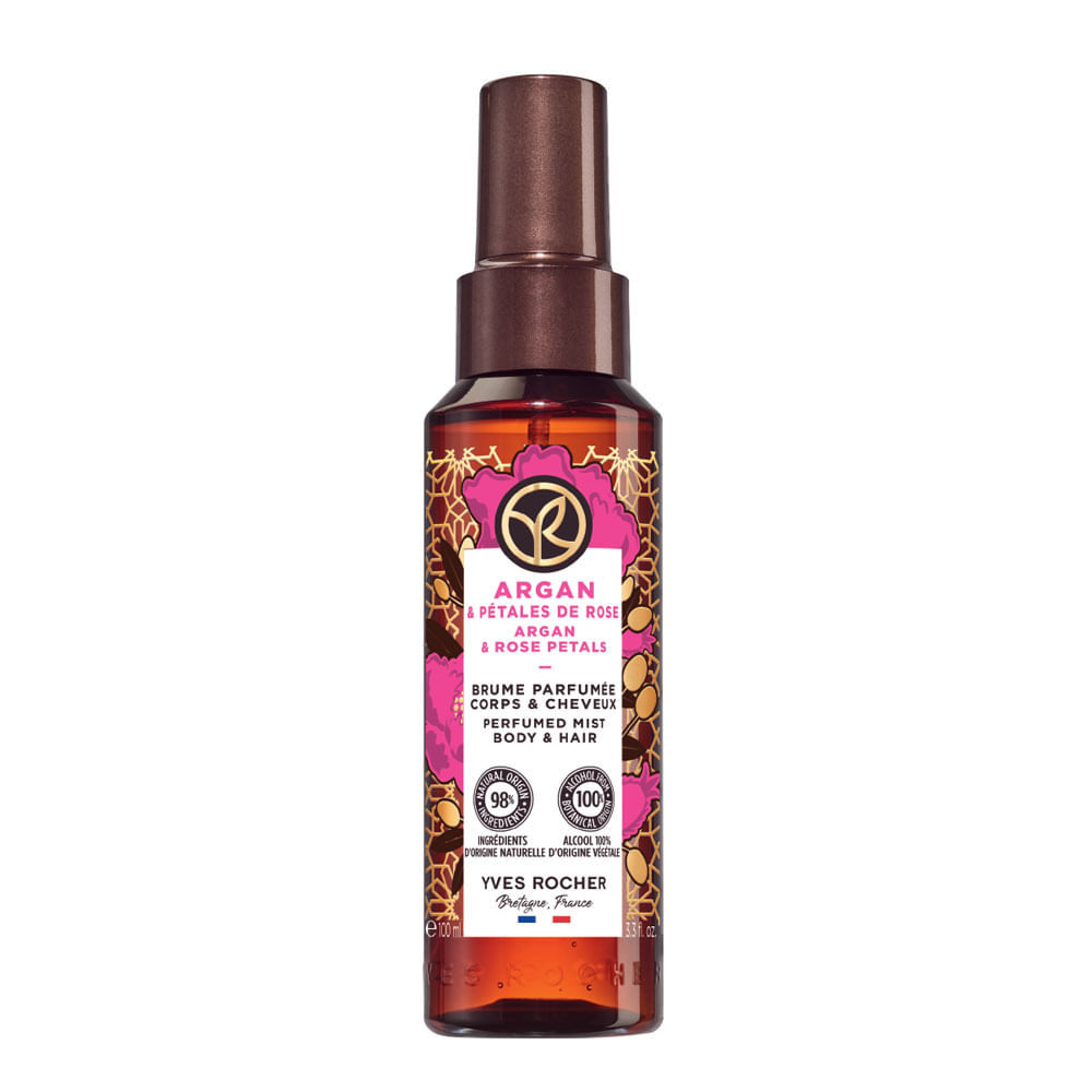 Splash Argán Y Pétalos De Rosa Yves Rocher 100ml
