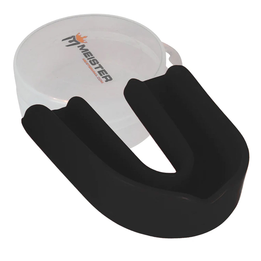 Protector bucal moldeable individual con estuche Meister negro