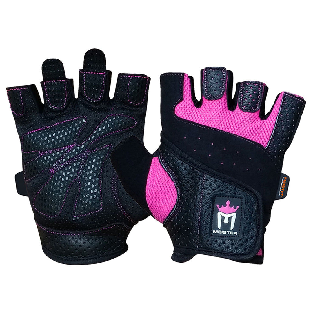 Guantes para mujer Meister rosados S