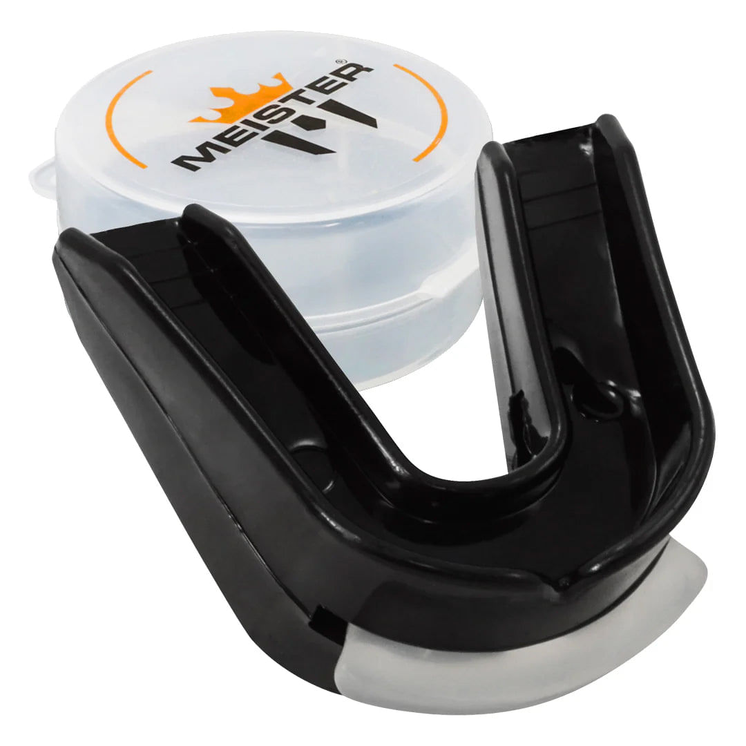 Protector bucal moldeable doble con estuche Meister negro