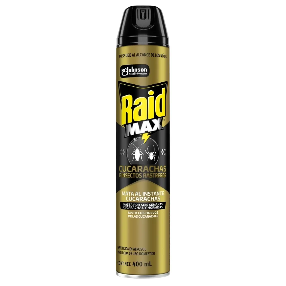 Insecticida Raid Max Aerosol - 400 ml