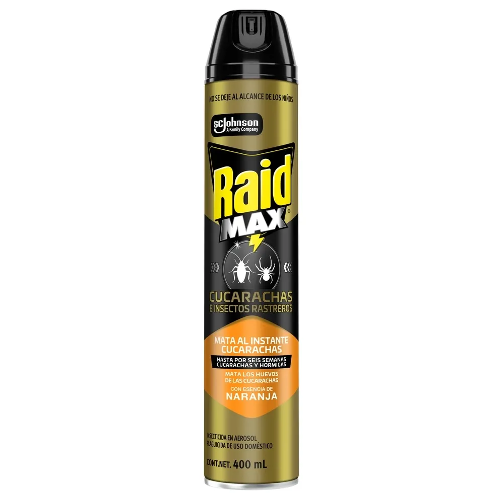 Insecticida Mata Cucarachas Raid Max