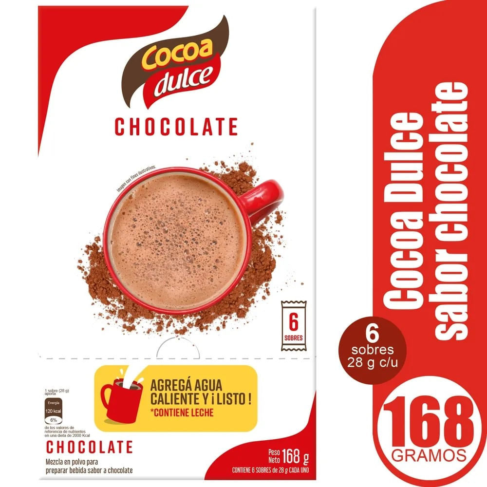 Cocoa Sticks Chocolate 6u168 Gr