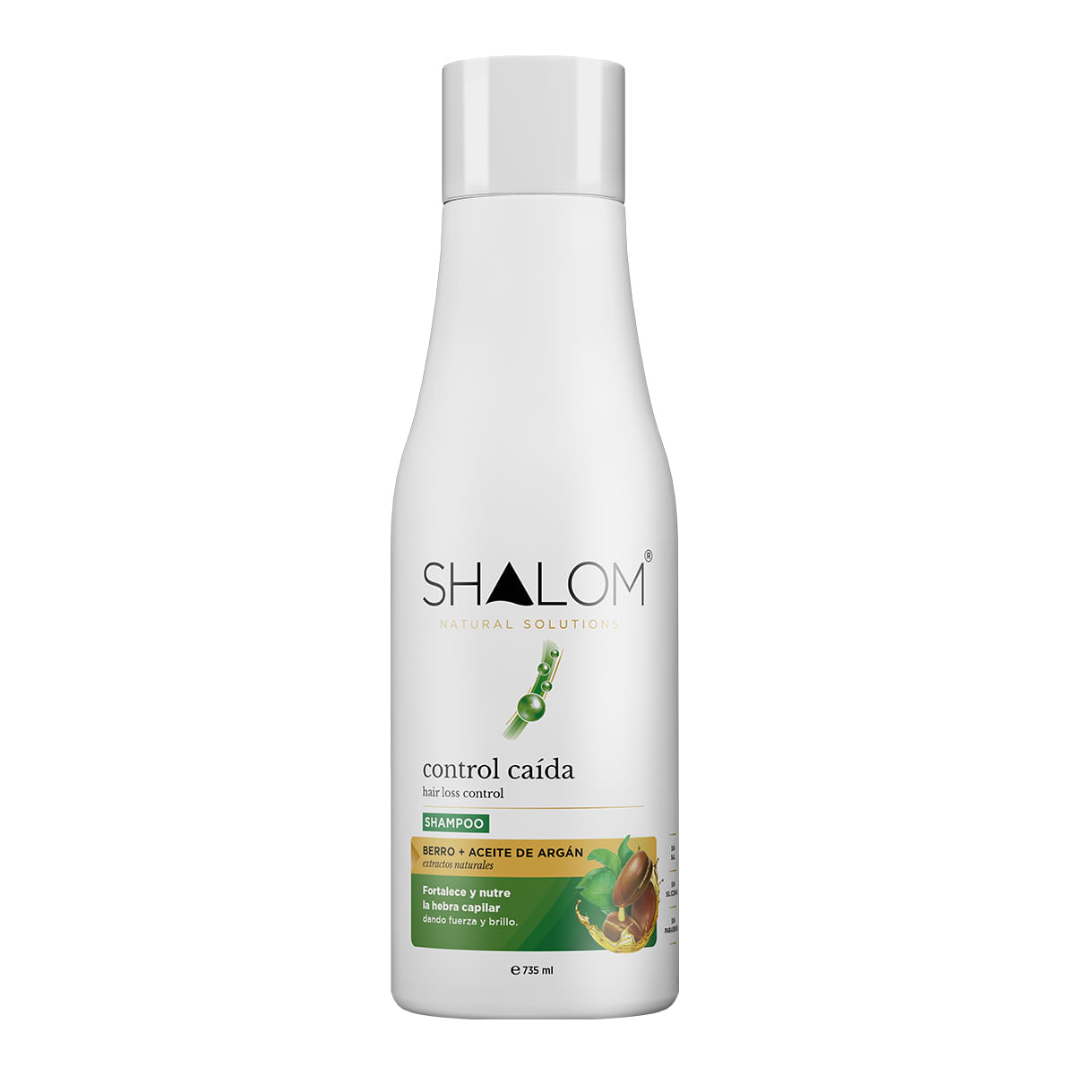 Shampoo SHALOM Control Caída Berro & Argan 735ml