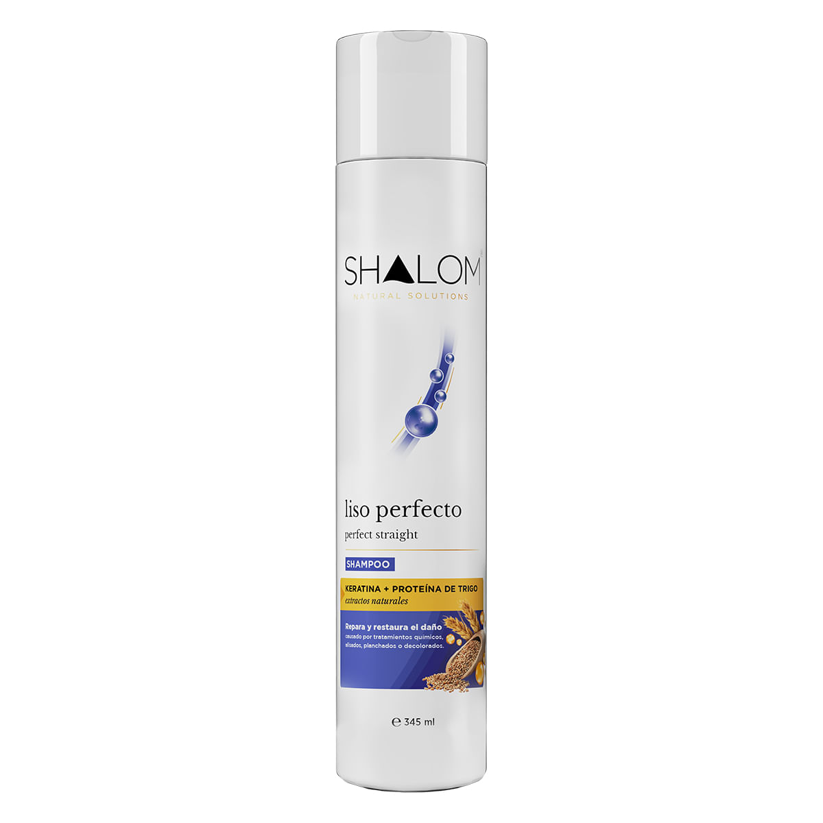 Shampoo SHALOM Liso Perfecto Keratina & Trigo 345ml