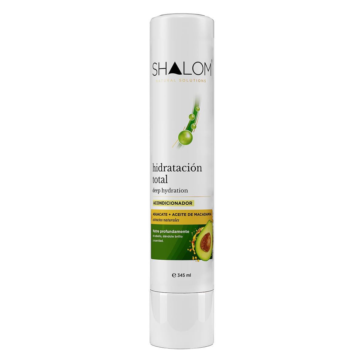 Acondicionador SHALOM Hidratación Total Aguacate & Macad 345ml