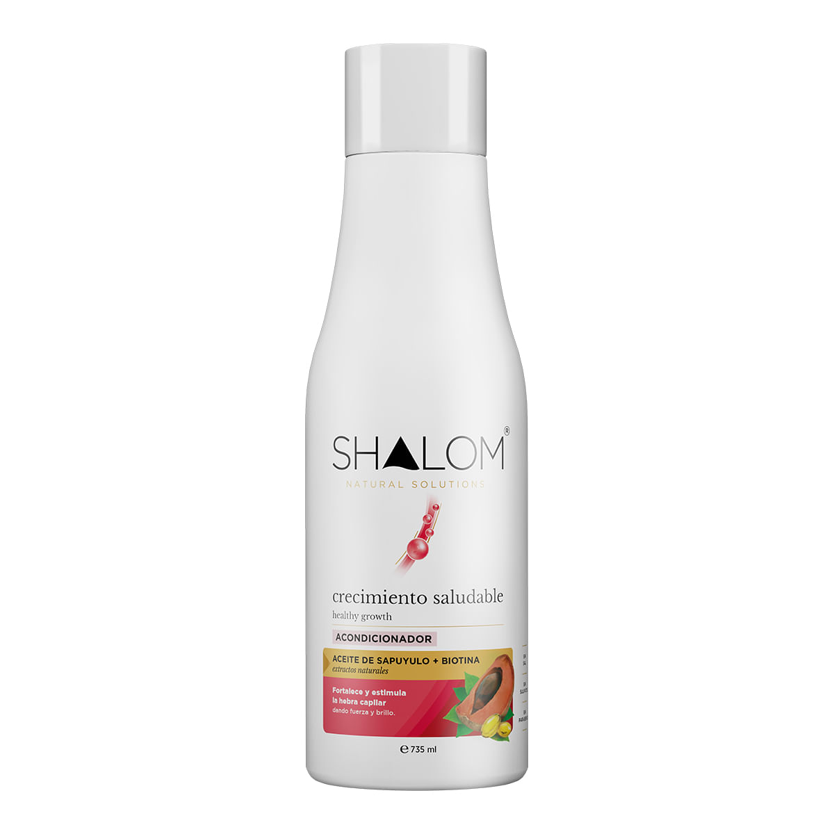 Acondicionador SHALOM Crecimiento Saludable Sapuyulo & Biotín 735ml