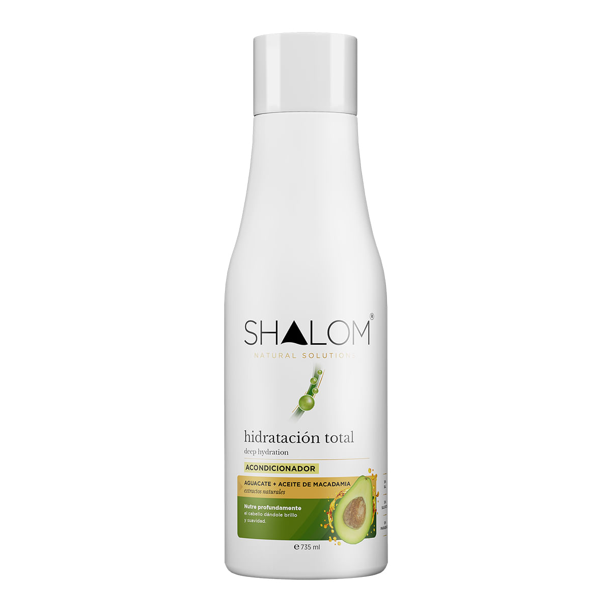 Acondicionador SHALOM Hidratación Total Aguacate & Macadamia 735ml