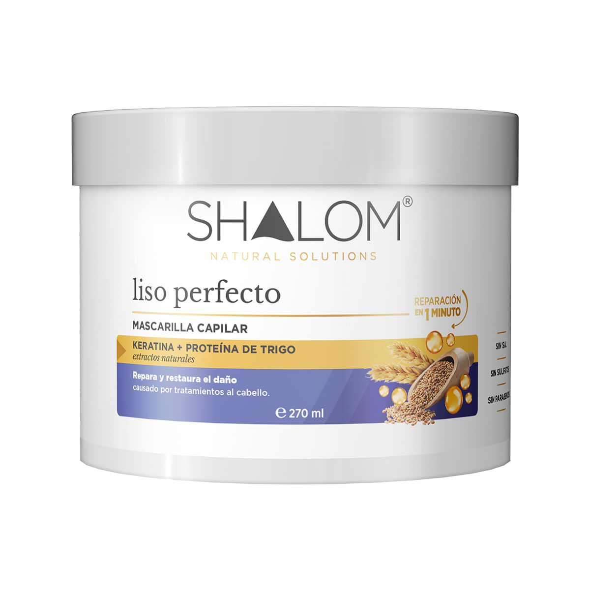 Mascarlla SHALOM Liso Perfecto Keratina & Trigo 270ml
