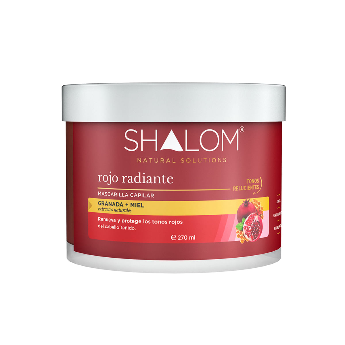 Mascarilla SHALOM Capilar Cobre Intenso 270ml