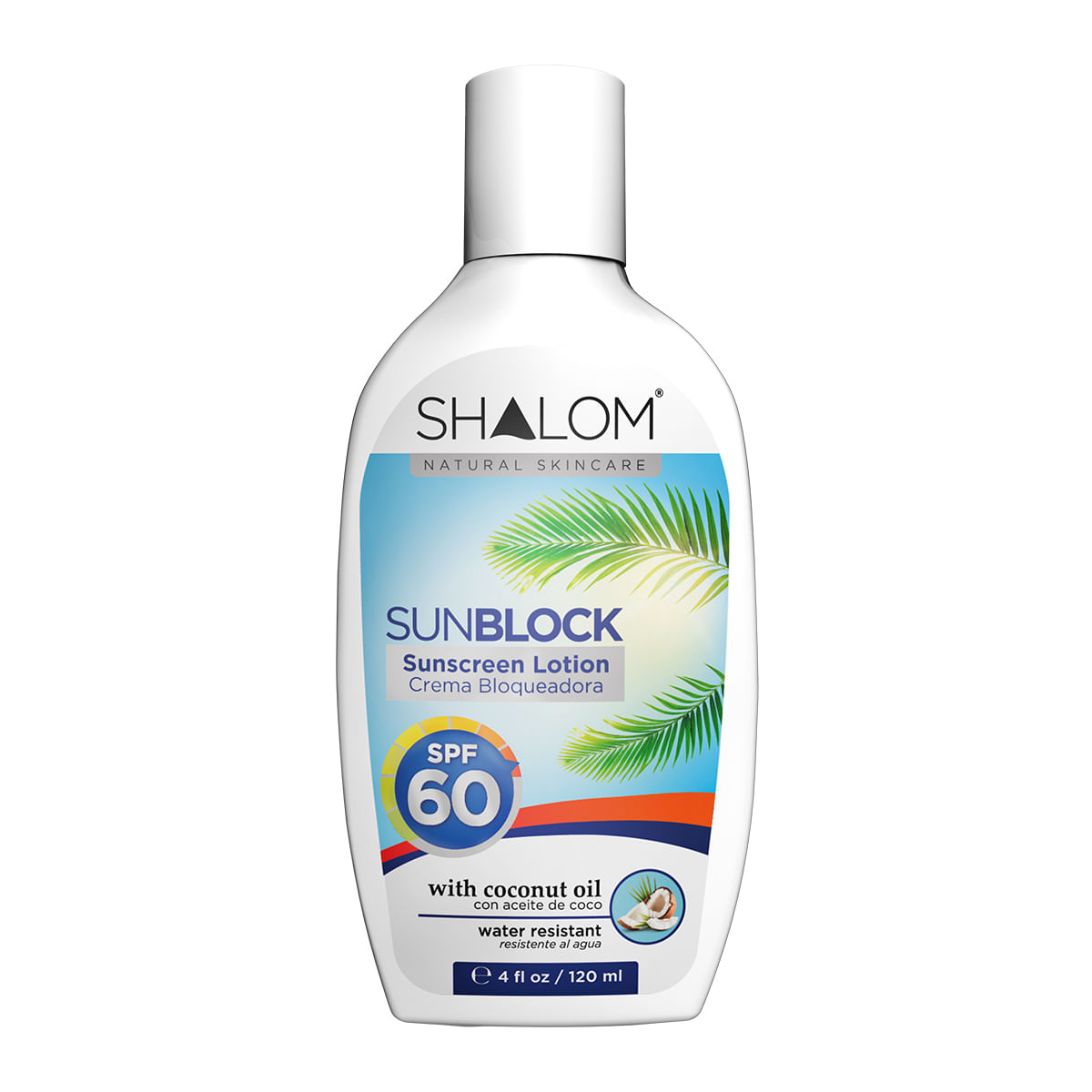 Protector solar SHALOM Sunblock FPS 60 120ml