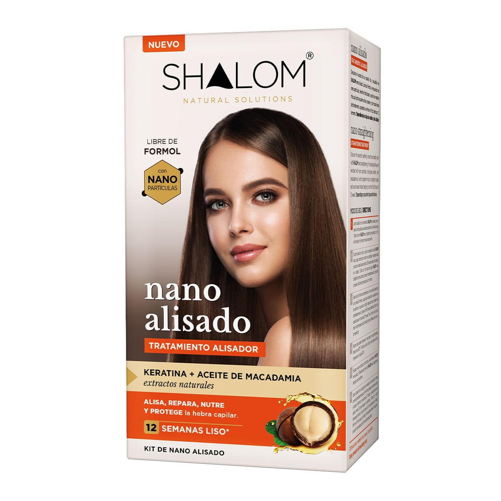 Nano Alisado SHALOM Kit Tratamiento Alisador