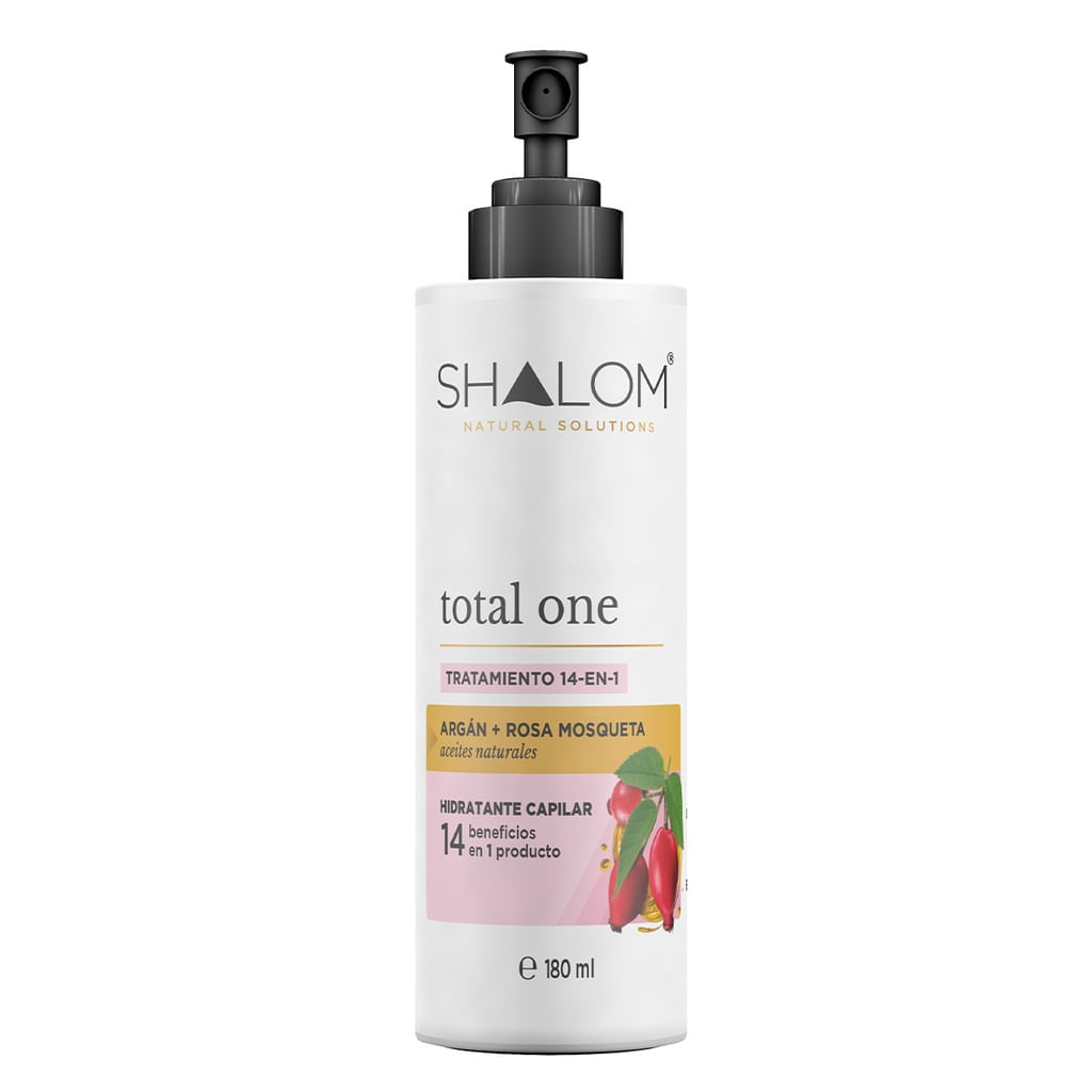 Tratamiento SHALOM Total One Argán + Rosa 180 ml