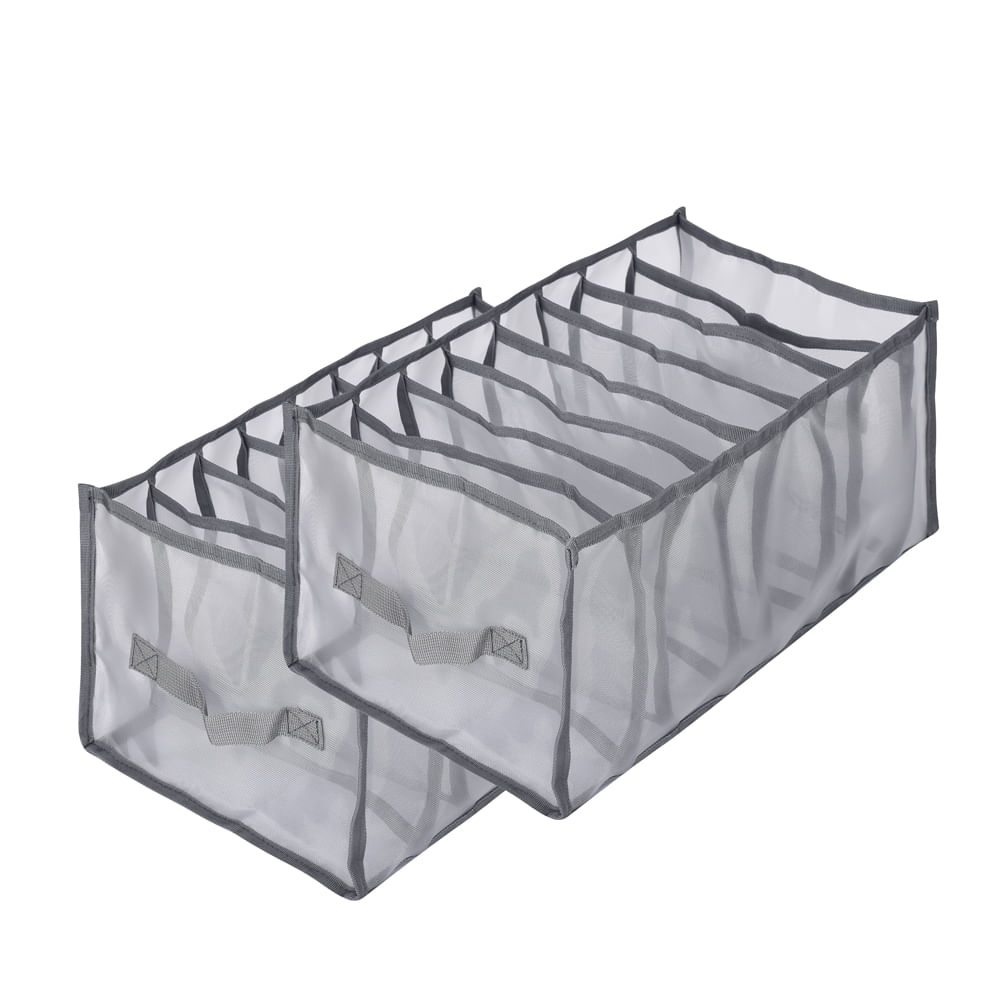 Organizador de malla La Organizada de 8 compartimentos 25x40xh20cm - 2 unidades